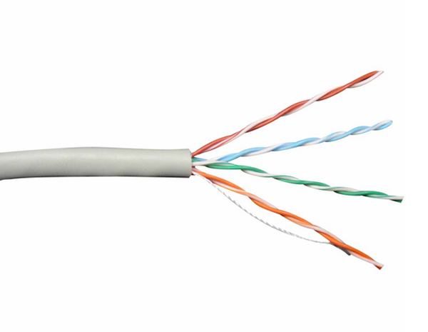 LAN Cable UTP Cat.5e Solid 24AWG 305M/Box Copper System LAN Cable